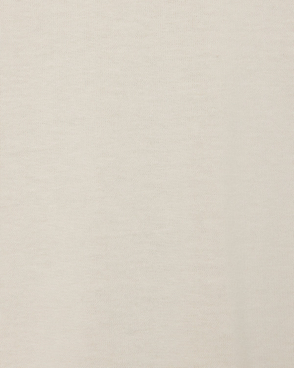 20//1 RECYCLE SUVIN ORGANIC COTTON KNIT LOOSE FIT POCKET TEE, Off White