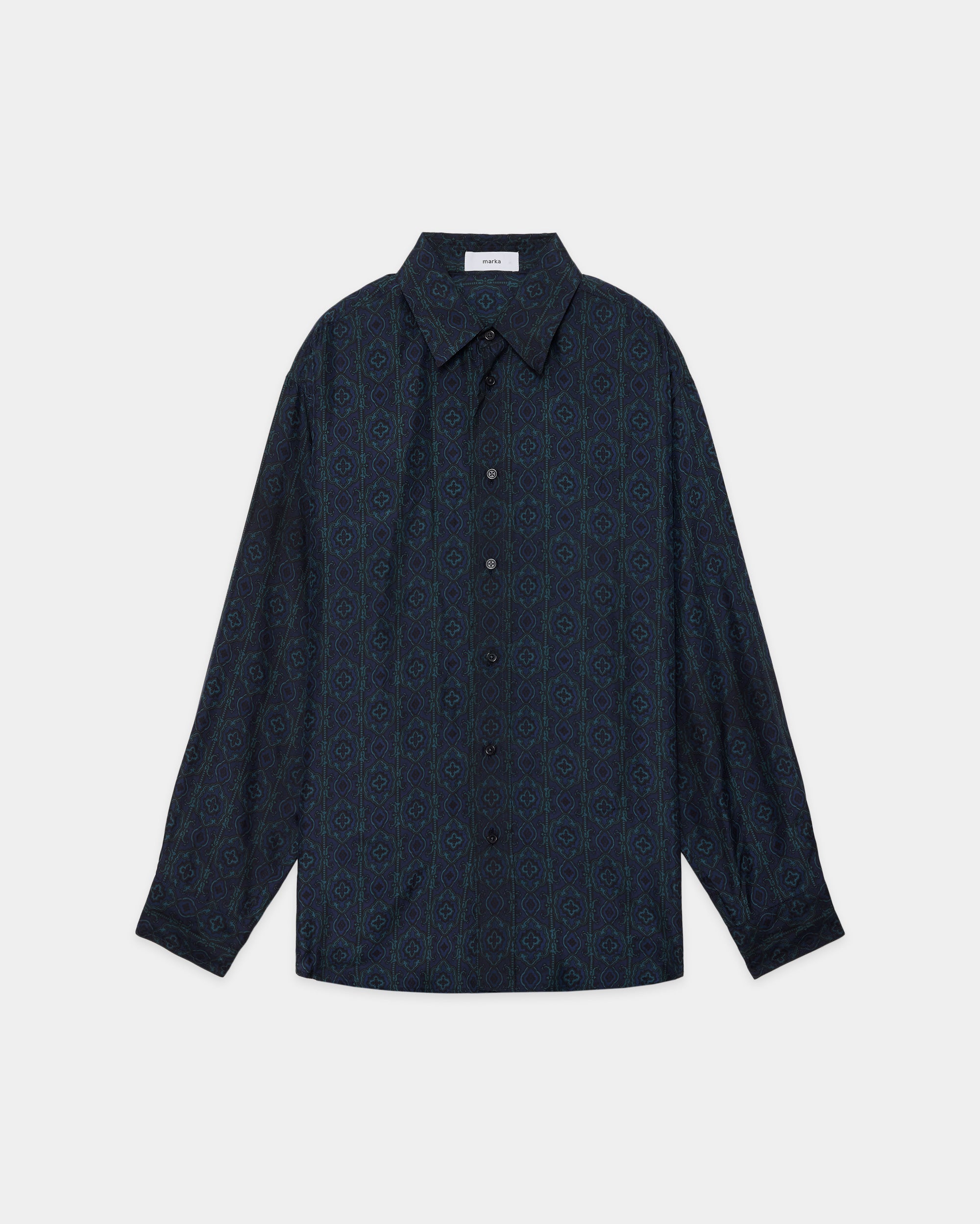 8匁シルク羽二重 / シルクシャツ, Damask