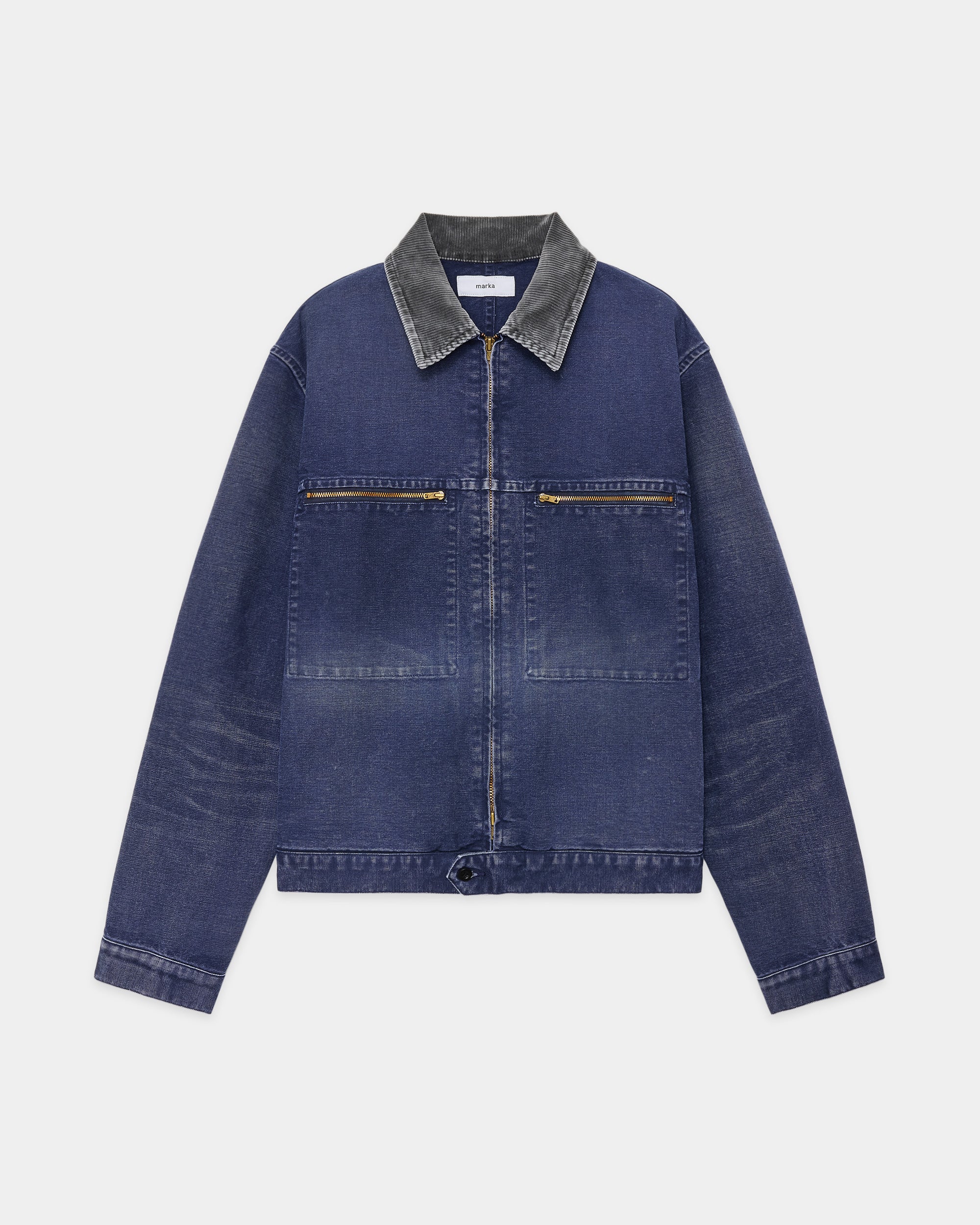 オーガニックコットンダック / メカニックジャケット, Navy