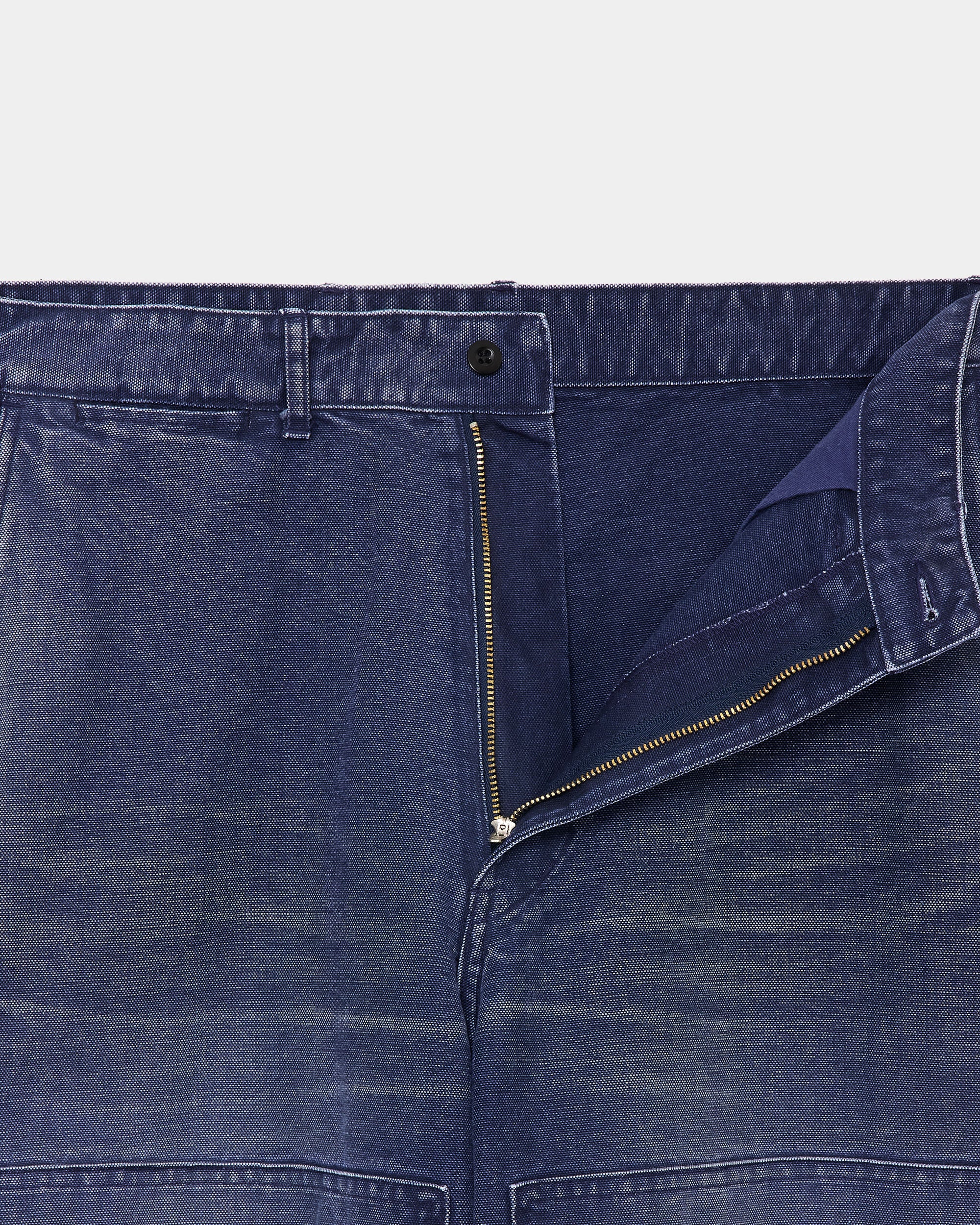オーガニックコットンダック / ダブルニーパンツ, Navy