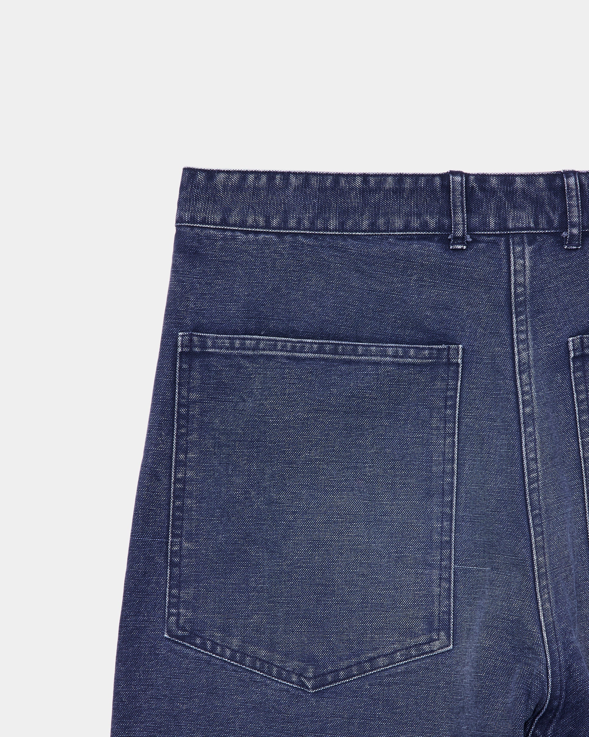 オーガニックコットンダック / ダブルニーパンツ, Navy