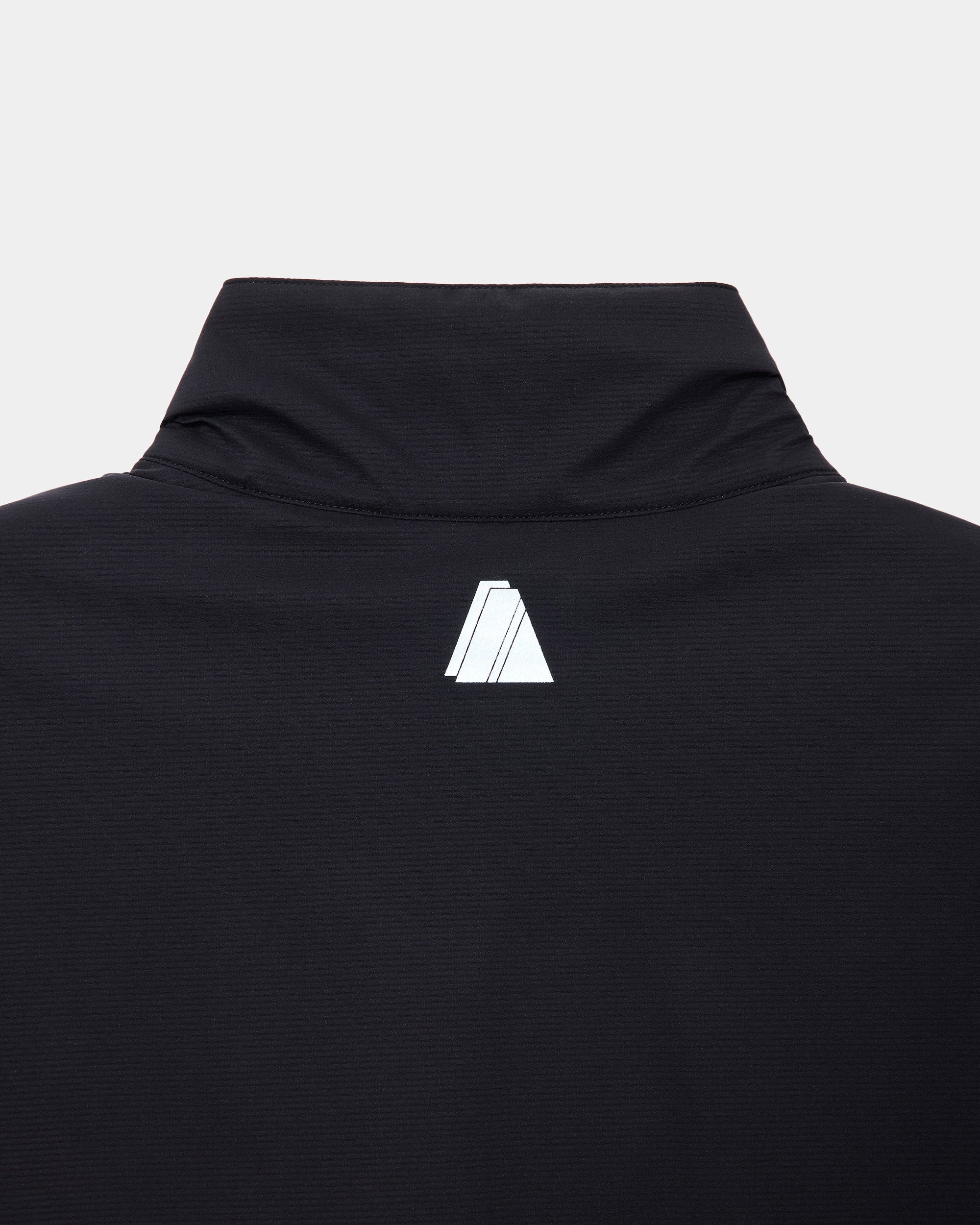 パーテックス3レイヤーナイロンリップストップ / パフドトレーニングジャケット, Black