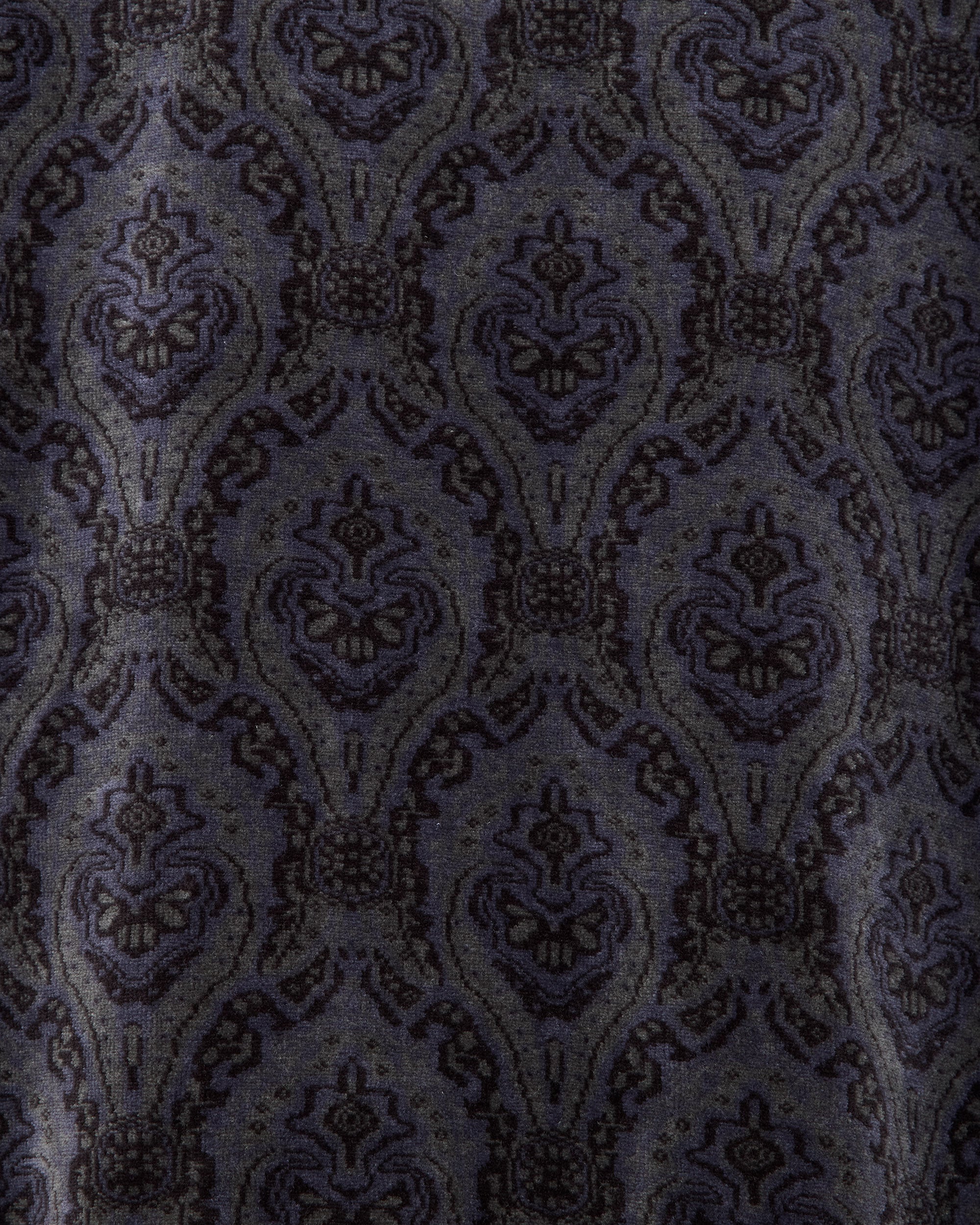 オーガニッコットンベロアジャカード / フルジップトラックジャケット, Wall Cloth