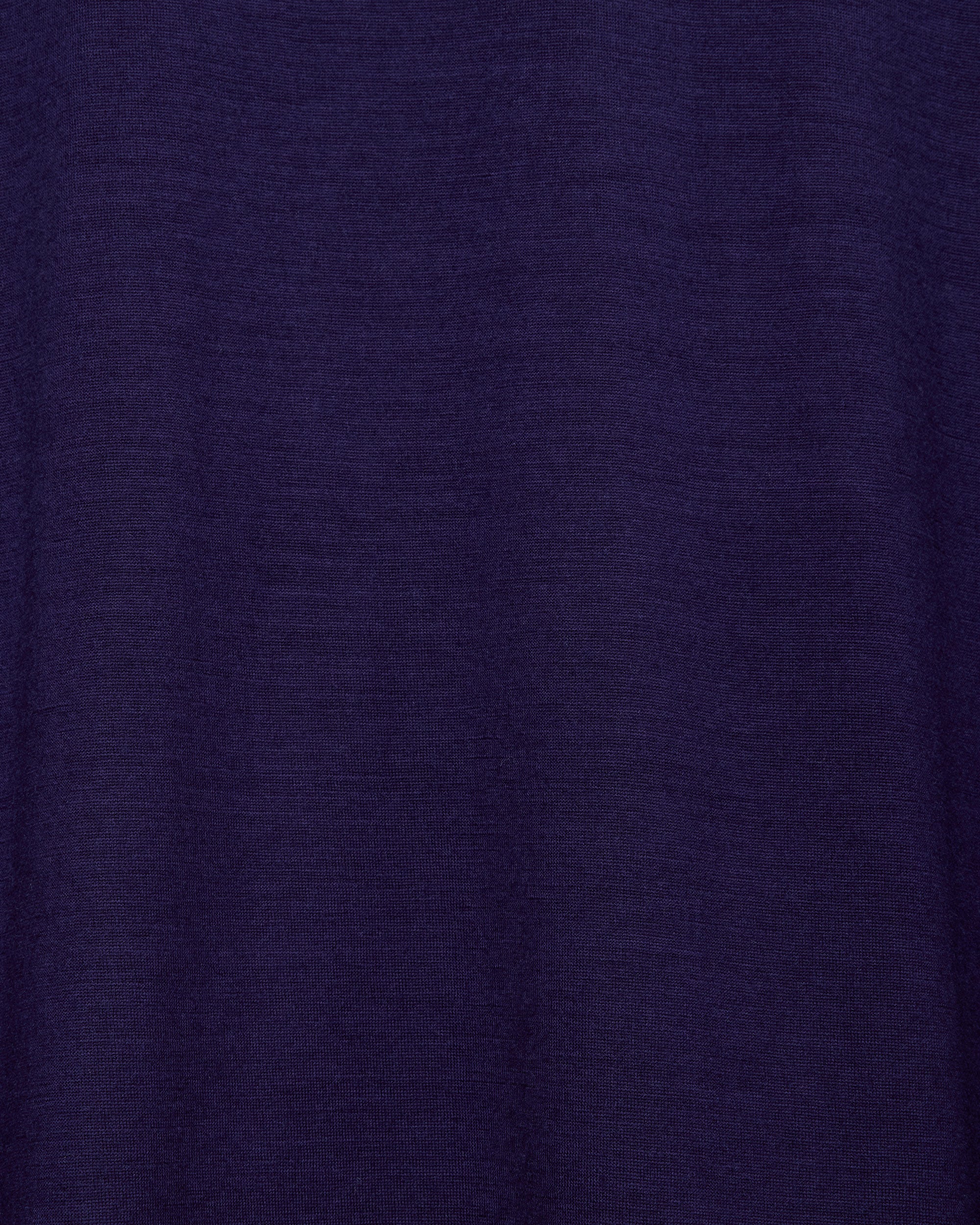 2/72 Wool Single Jersey Washable Crew Neck, Dark Purple