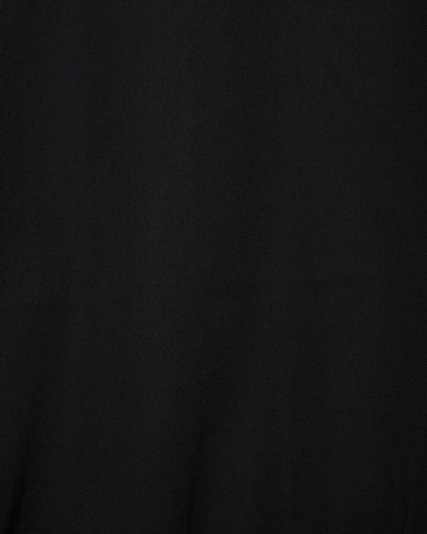 ウールギャバワッシャータンブラー / ワイドシリンダーフィットイージーパンツ, Black