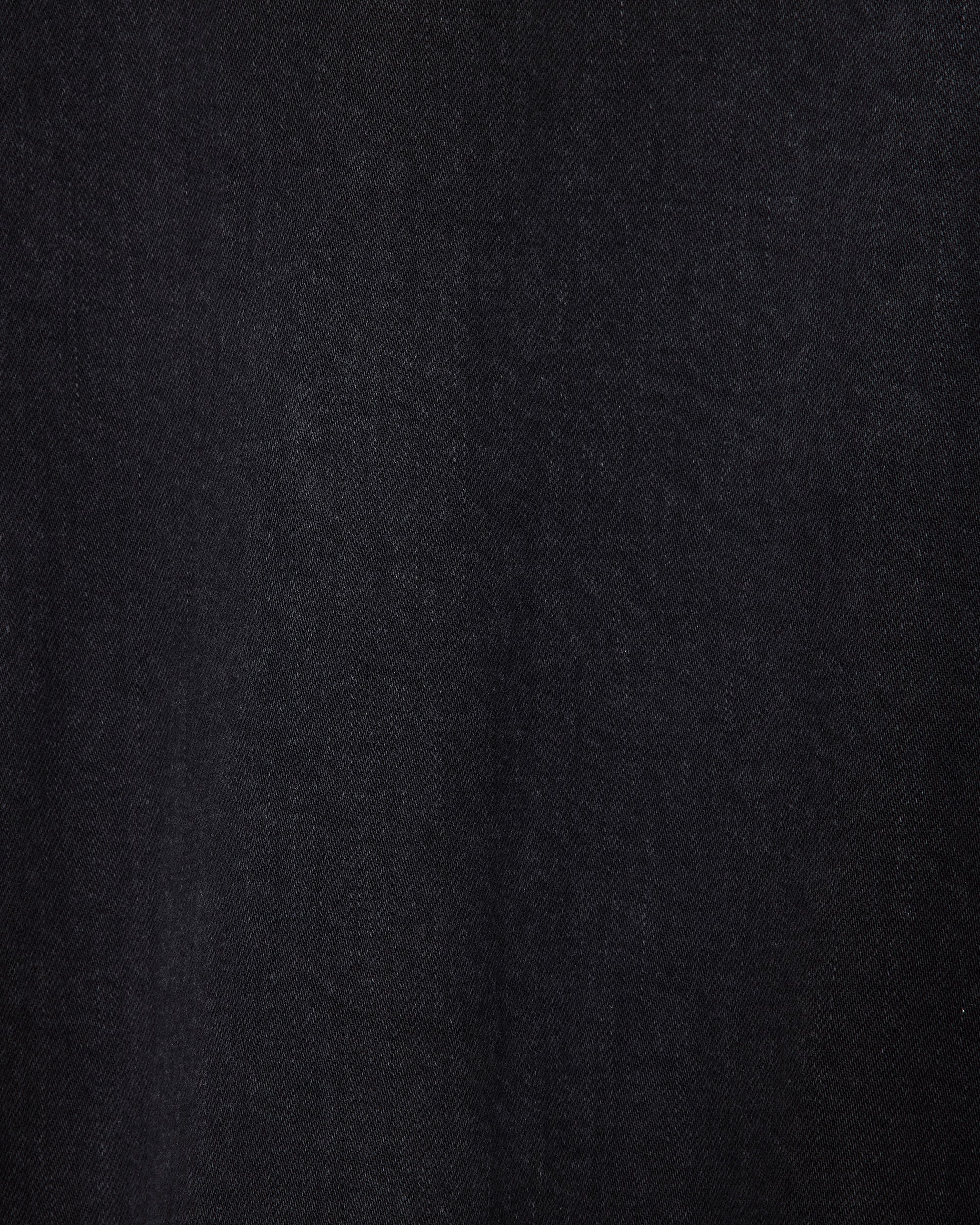 オーガニックコットン12ozデニム / パフドデニムボンバージャケット, Black