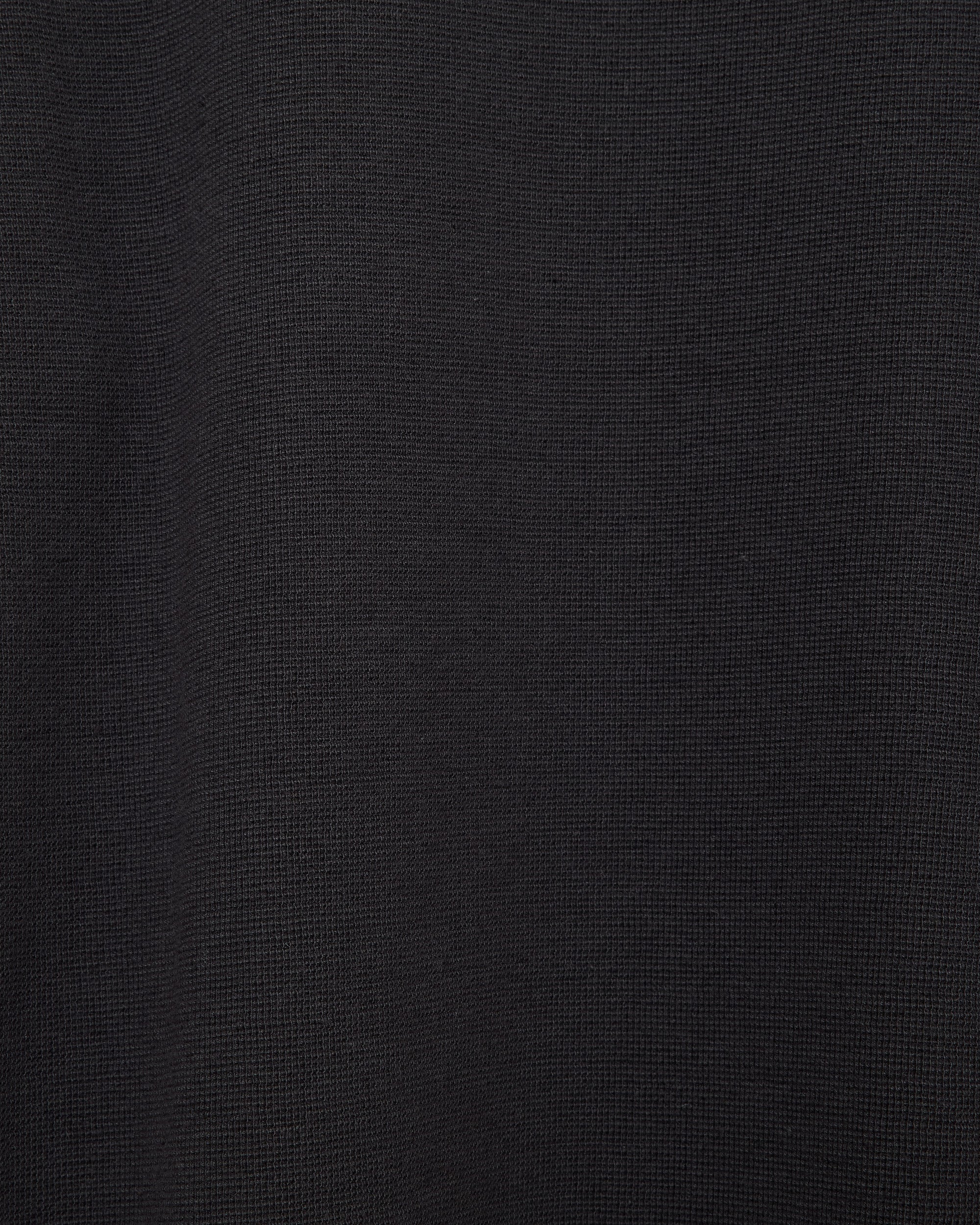 Organic Cotton Hemp Mesh Knit Crew Neck L/S Tee, Charcoal