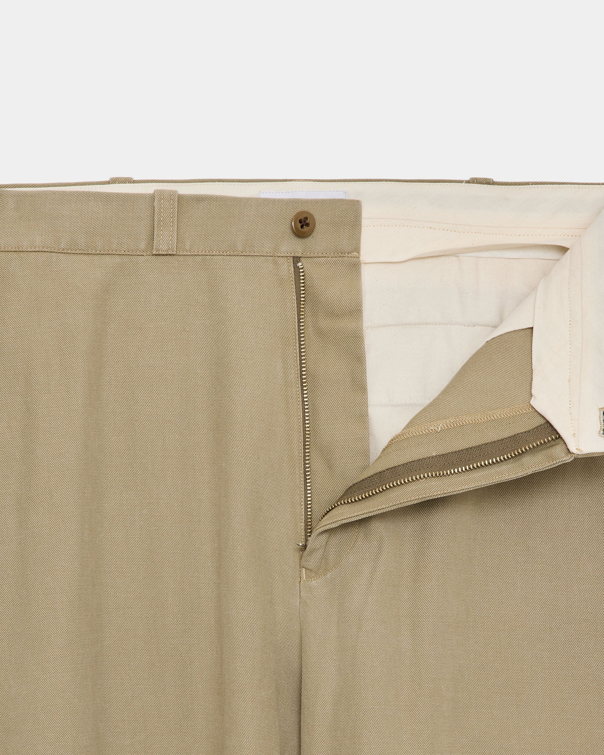 Organic Cotton Gabardine New U.S.ARMY Trousers, Beige
