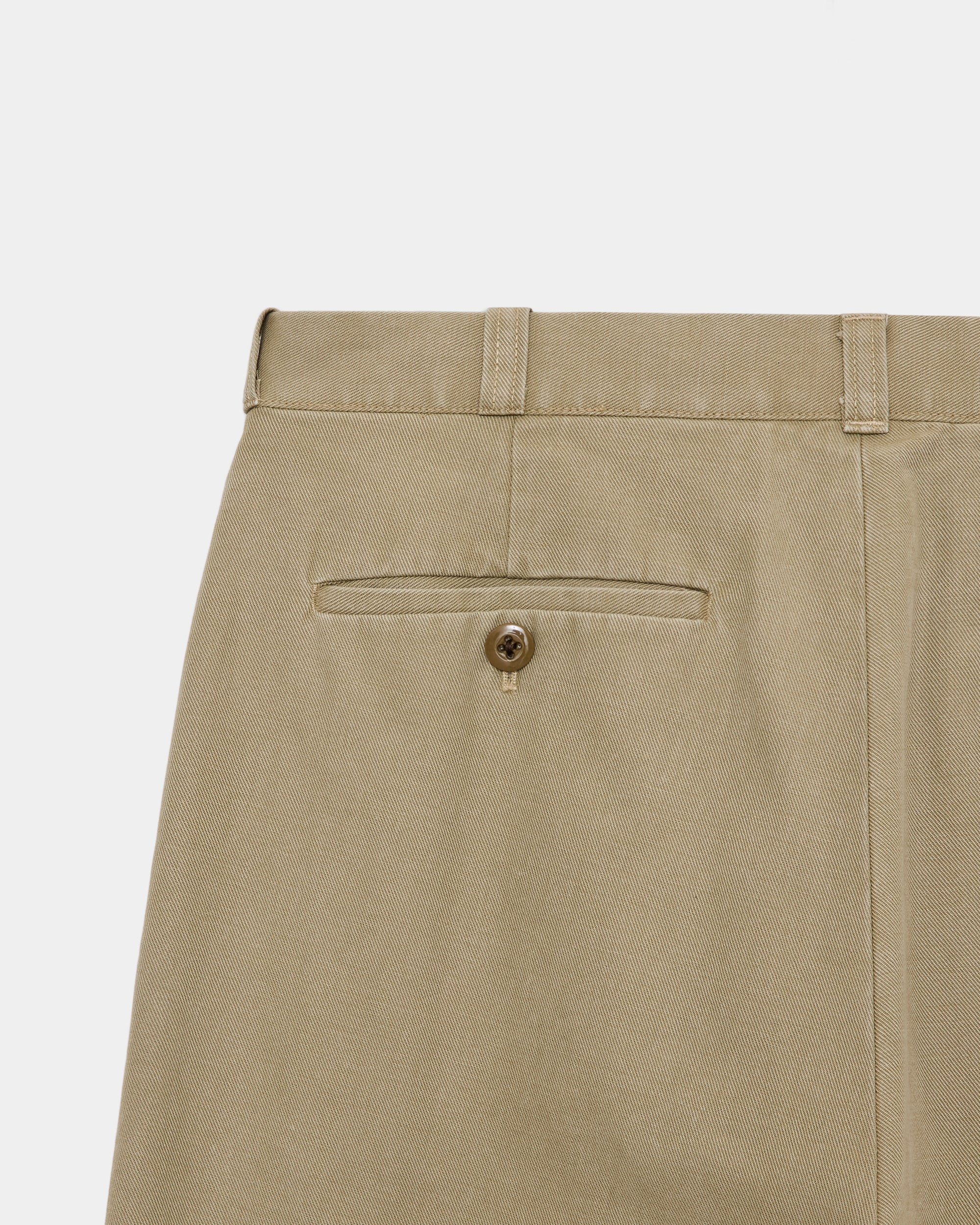 Organic Cotton Gabardine New U.S.ARMY Trousers, Beige
