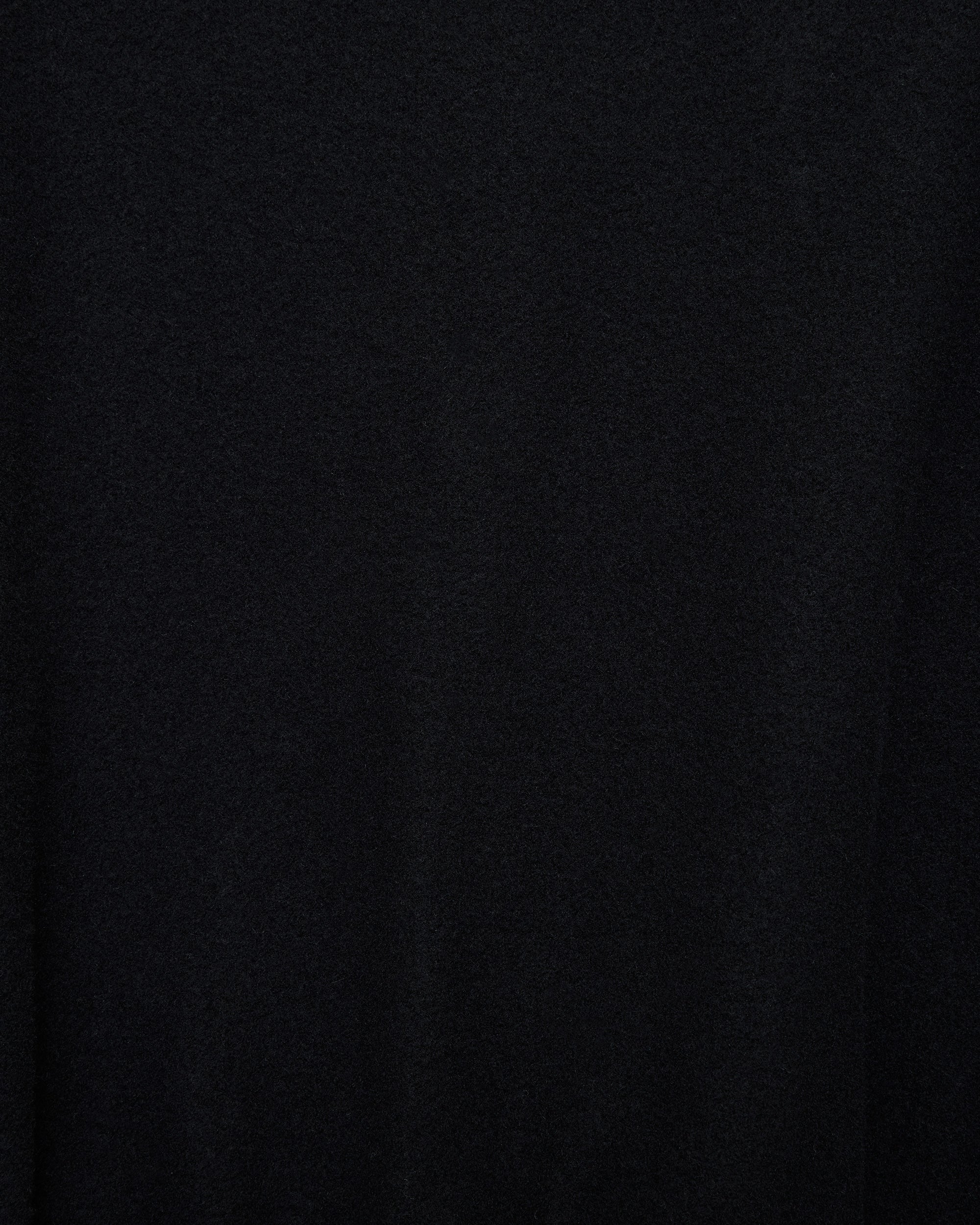 SUPER 130s ウールナッピング / ジップアップベスト, Black