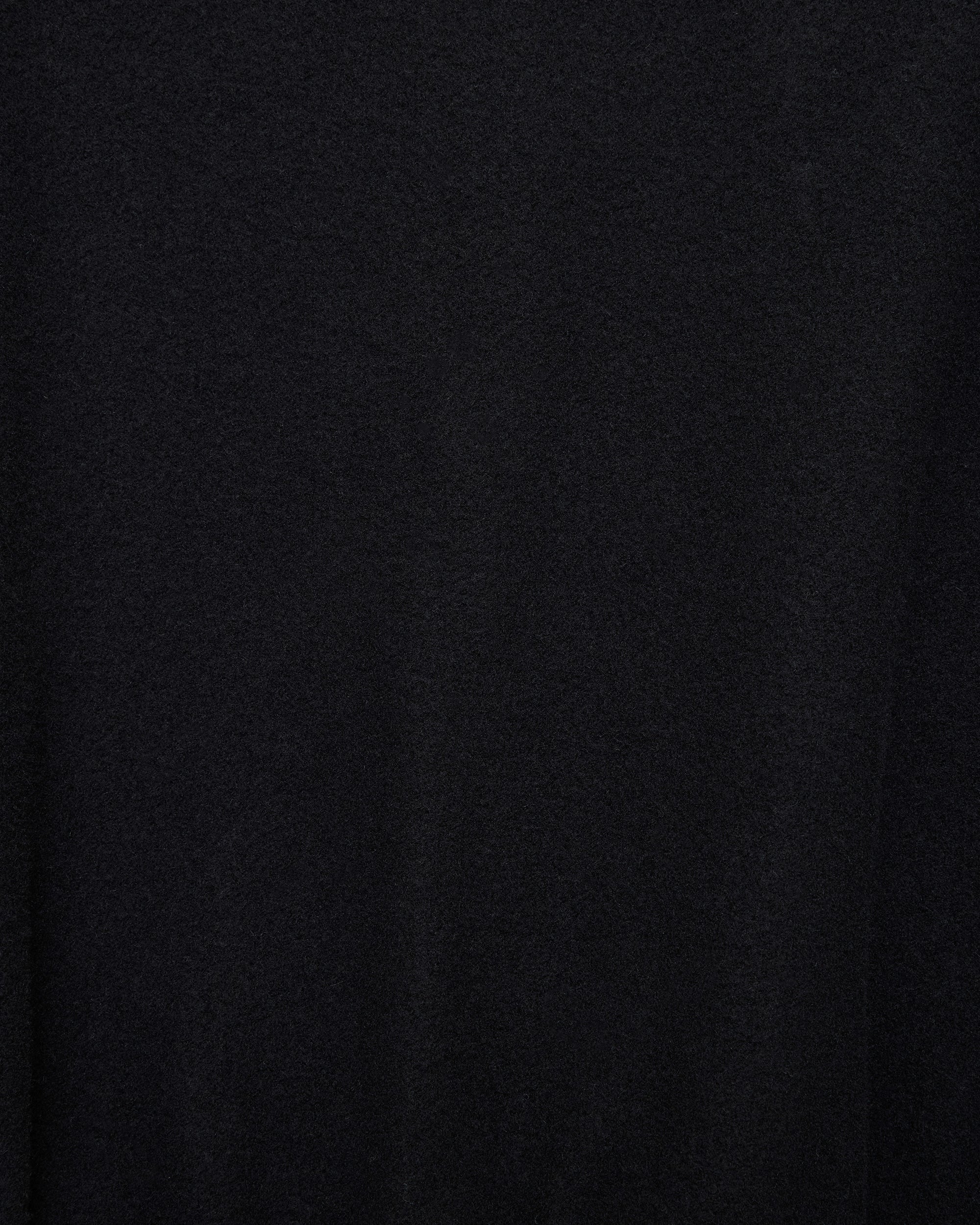 SUPER 130s ウールナッピング / ワイドシリンダーフィットイージーパンツ, Black