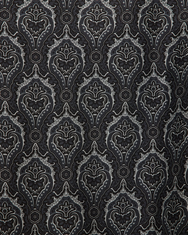 【PARKING別注】 8匁シルク羽二重 / シルクオープンカラーシャツL/S, Wall Cloth