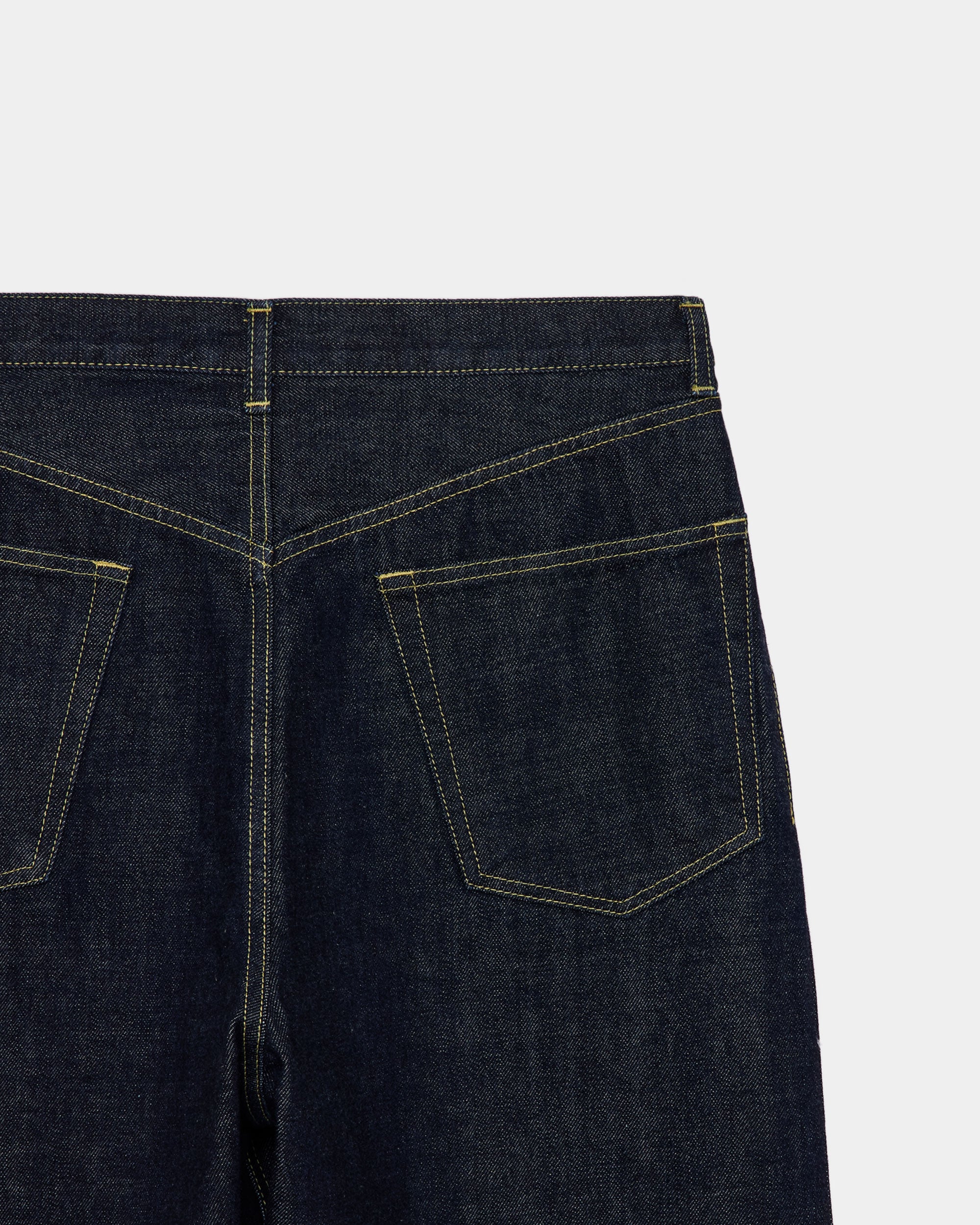 Organic Cotton 13.5Oz Selvedge Denim Parking-Cocoon Fit Jeans, Indigo