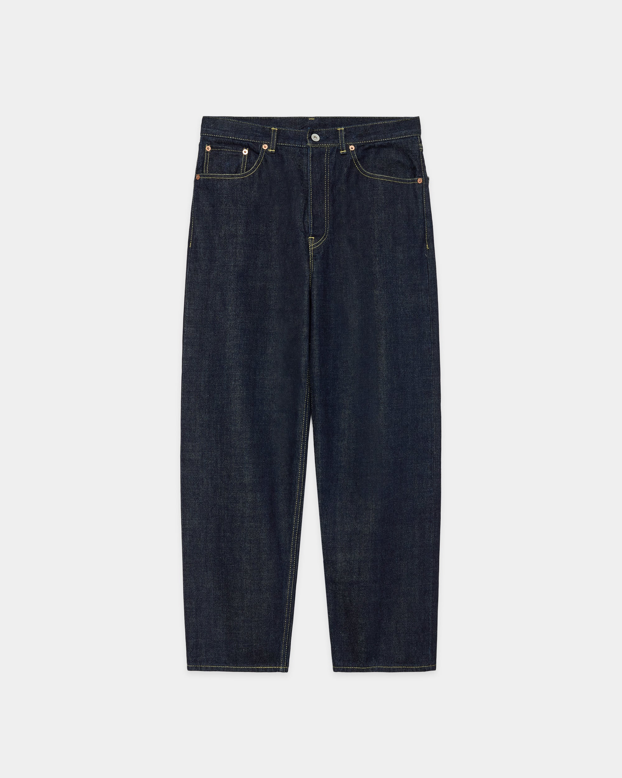 Organic Cotton 13.5Oz Selvedge Denim Parking-New Regular Fit Jeans, Indigo
