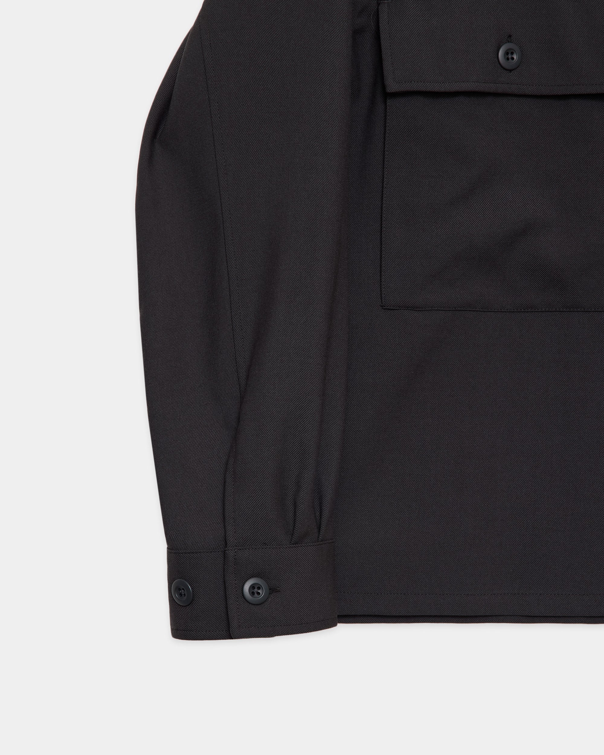 【STUDIOUS別注】 リサイクルポリエステル  ノンミュールジングウールギャバジン / CPOジャケット, Gray