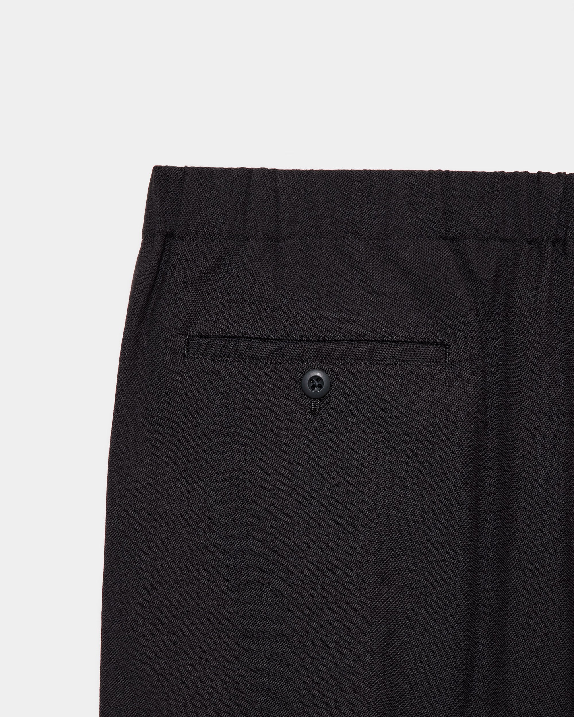 【STUDIOUS別注】 リサイクルポリエステル  ノンミュールジングウールギャバジン / ツータックストレートイージーパンツ, Gray