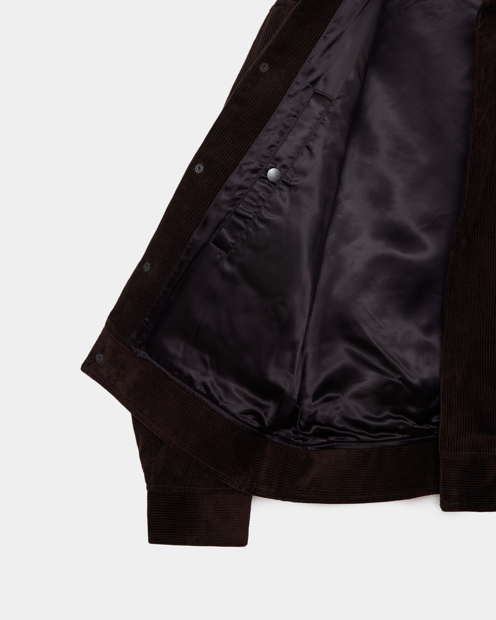 【STUDIOUS別注】 オーガニックコットン 8Wコーデュロイ /  フライトジャケット, Brown