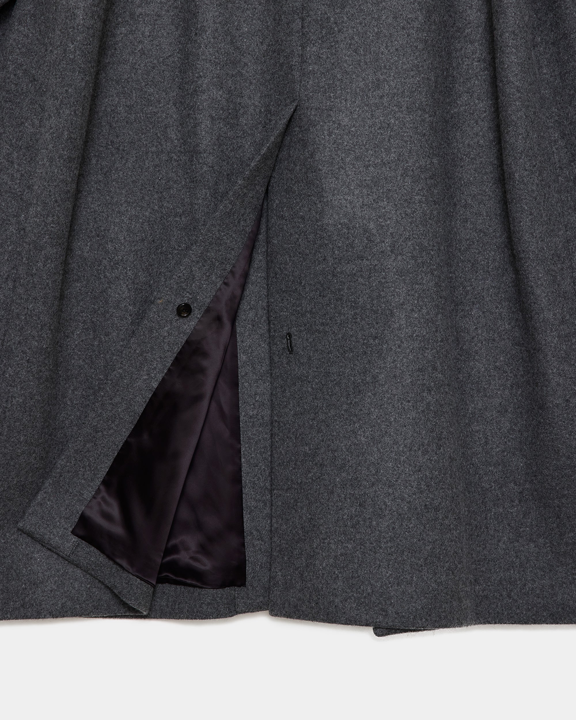 【STUDIOUS別注】 ウールメルトン / ラグランスリーブコート, Top Gray