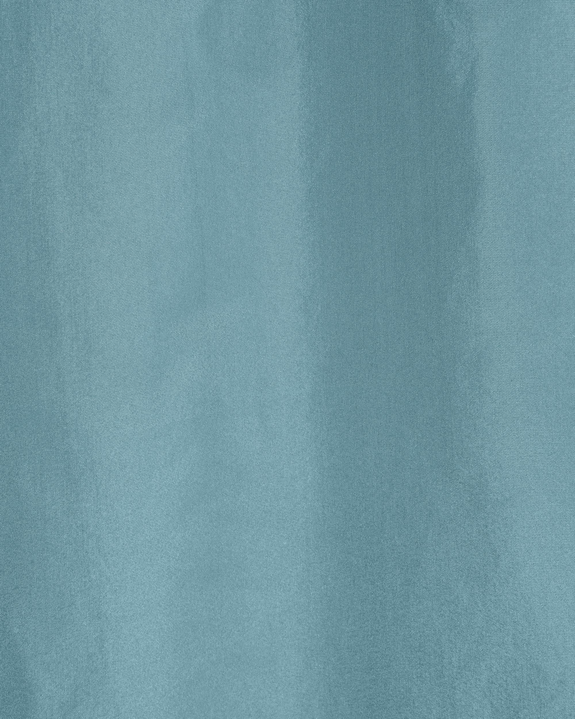 8匁シルク羽二重 / シルクオープンカラーS/Sシャツ, Blue Green