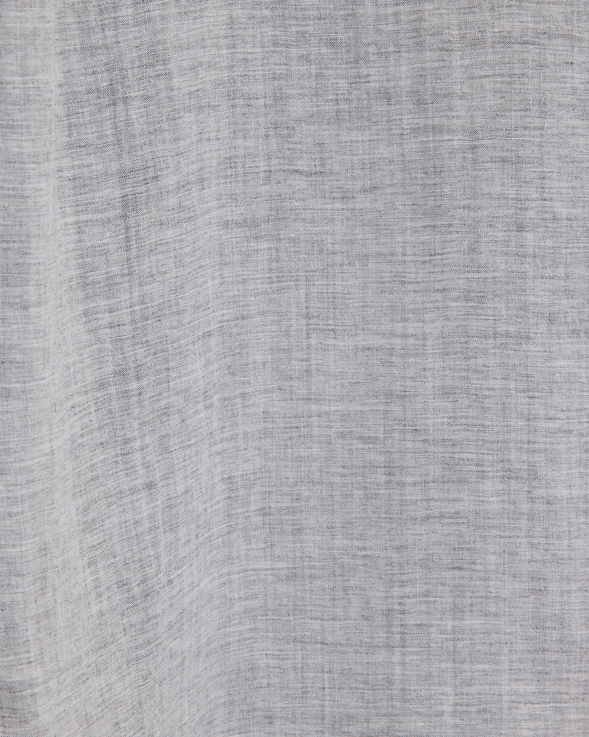 ラミーシャンブレー オープンカラー L/S シャツ, Gray