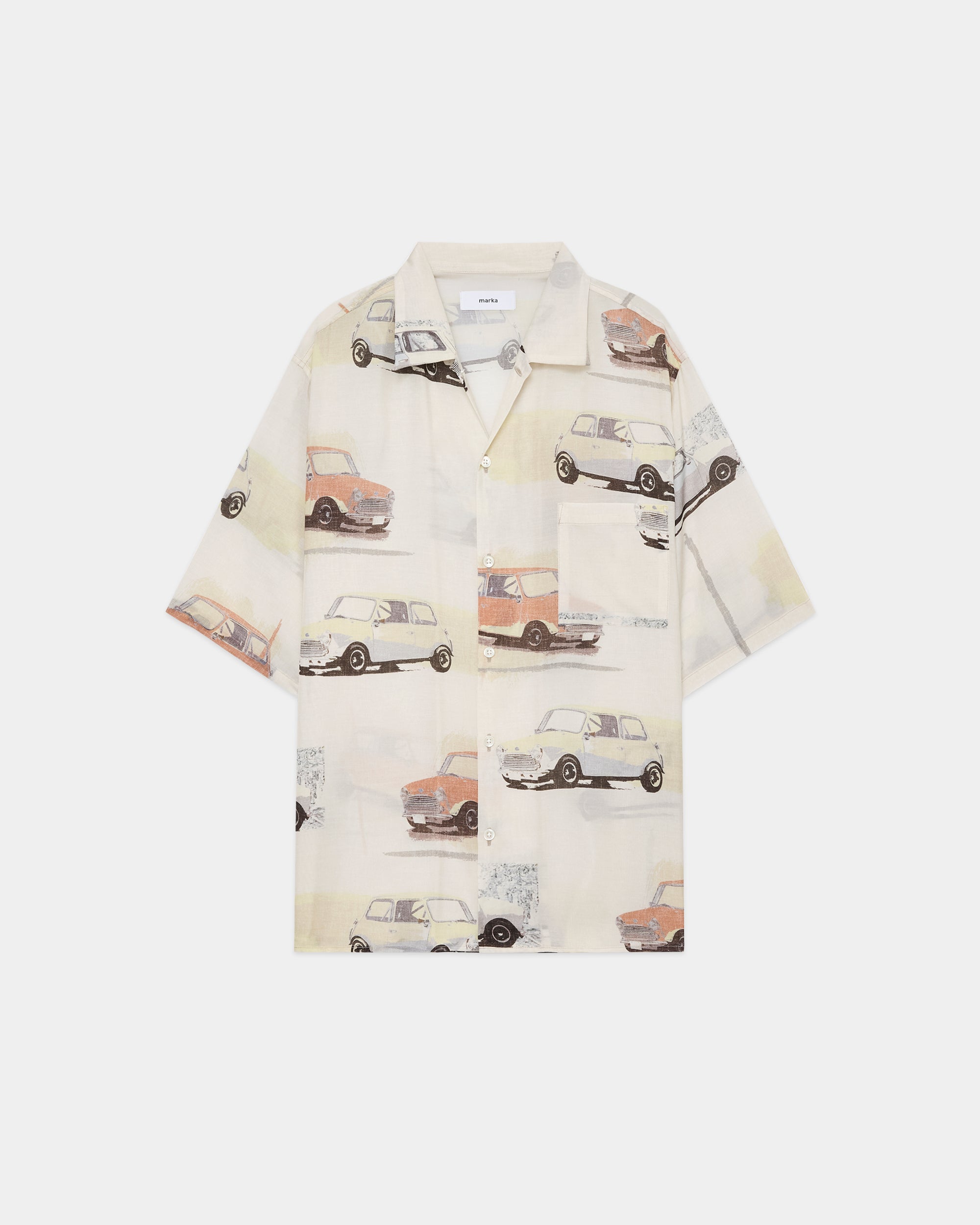 キュプラシルクローン / オープンカラー S/S シャツ, Graige Mini