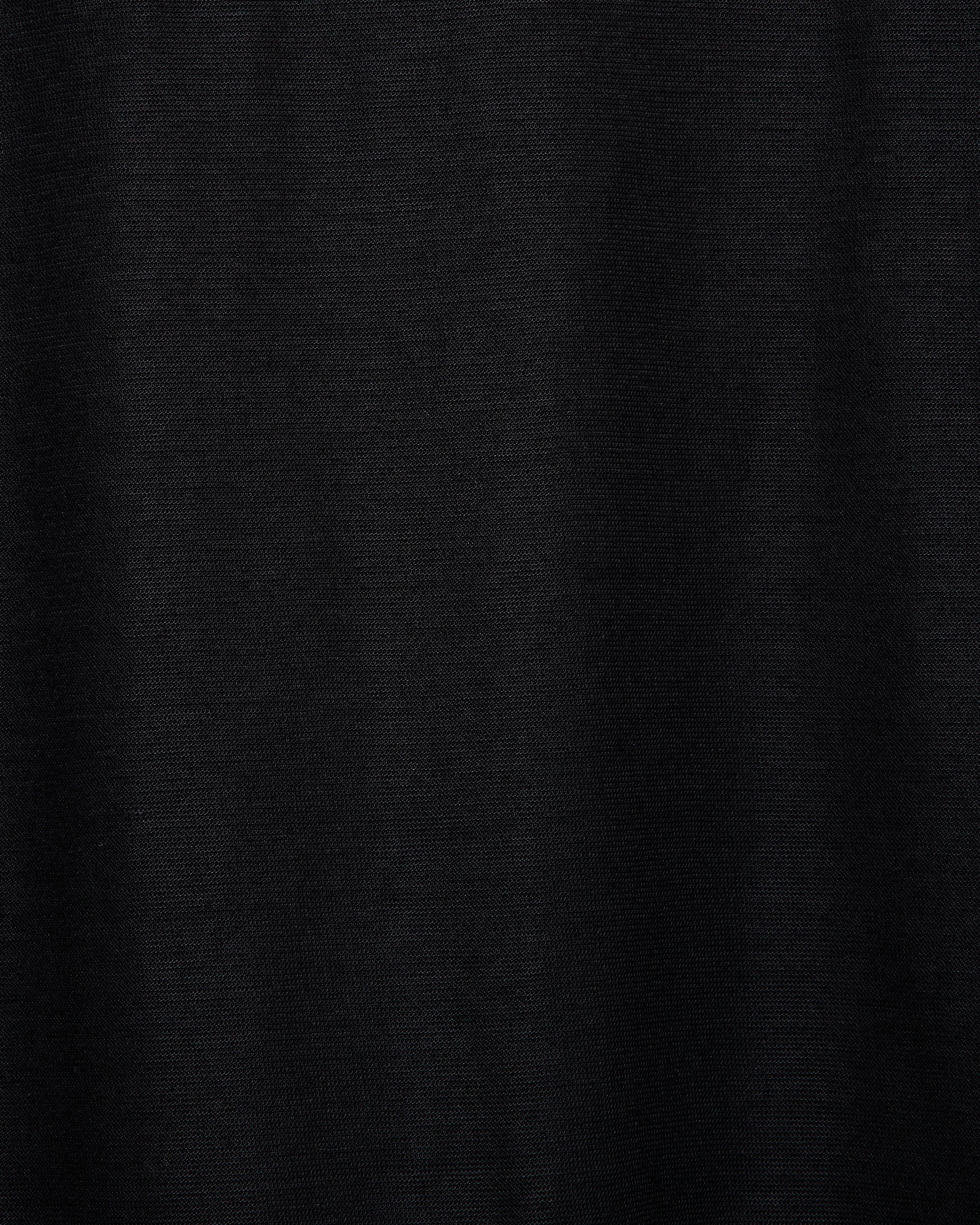 ラミー天竺 / クルーネックTee, Black