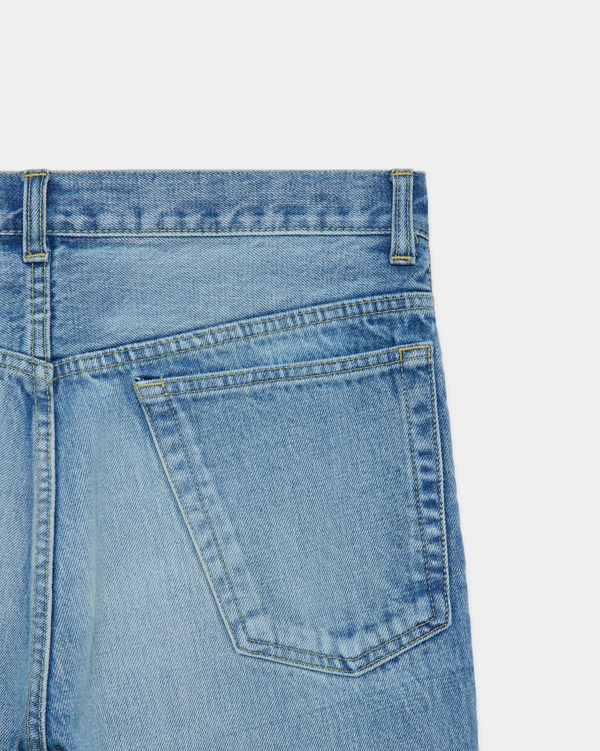 Organic Cotton 13.5oz Selvedge Denim / Slight Flare Jeans, Indigo V.W