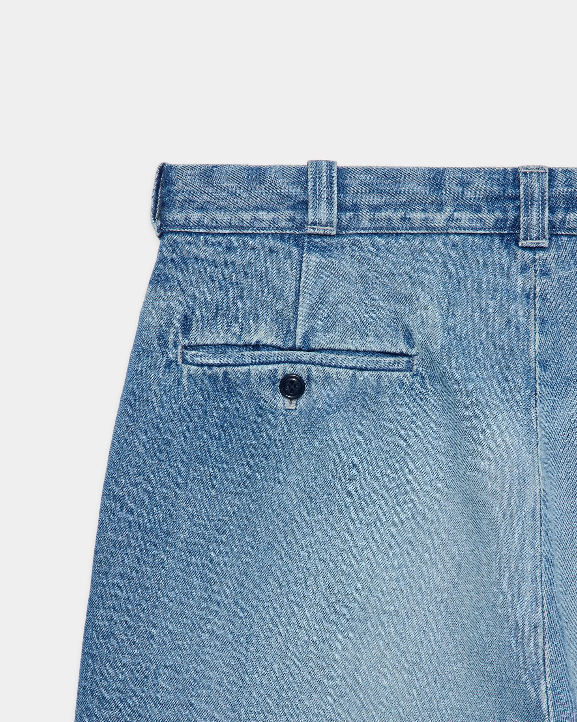 Organic Cotton 13.5oz Selvedge Denim / U.S. Army Trousers, Indigo V.W