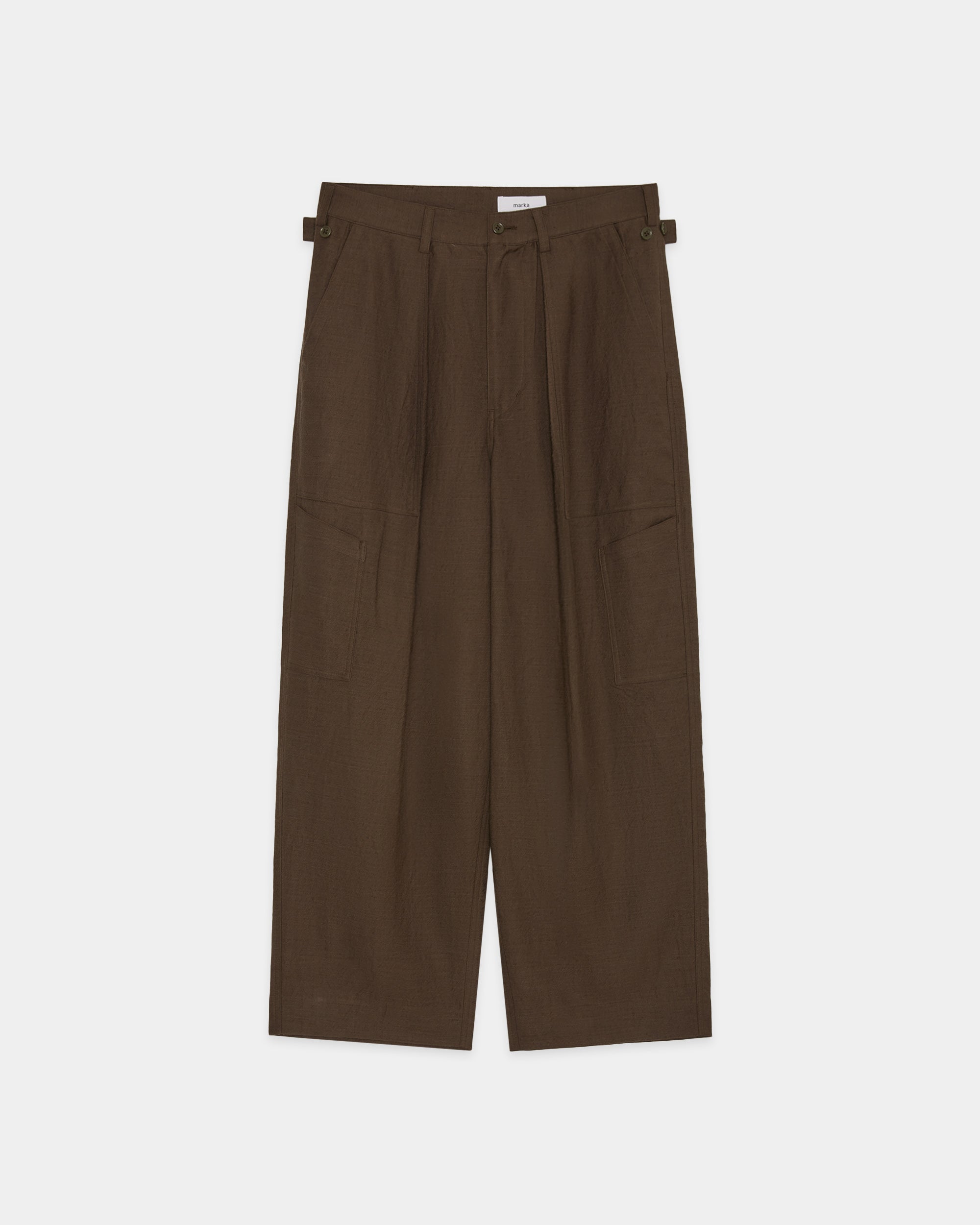 Wool/Linen Moleskin / U.S. Air Force Baker Pants, Olive