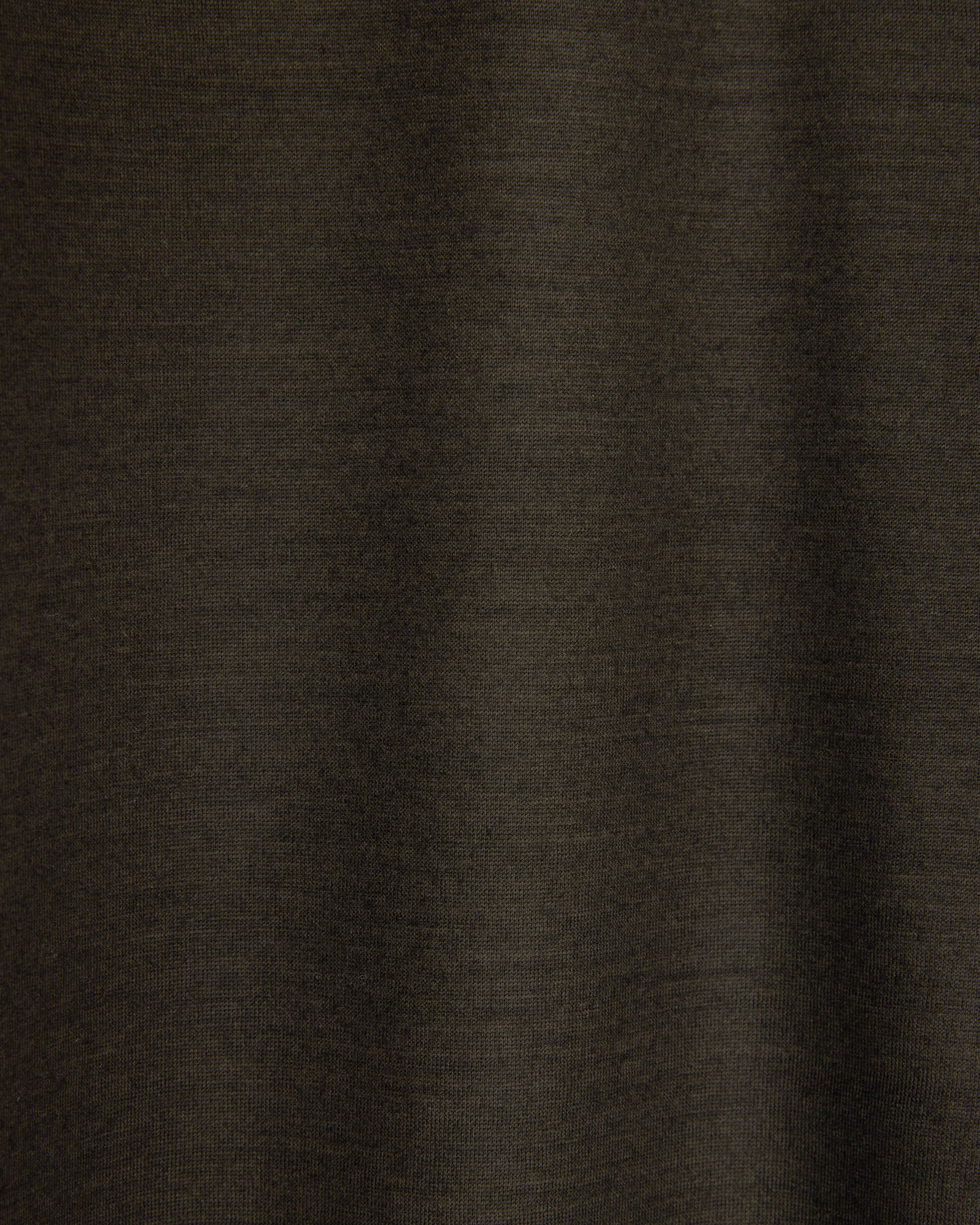 スーパー100s ウォッシャブルウール天竺 / ハーフジップスタンド, Dark Olive