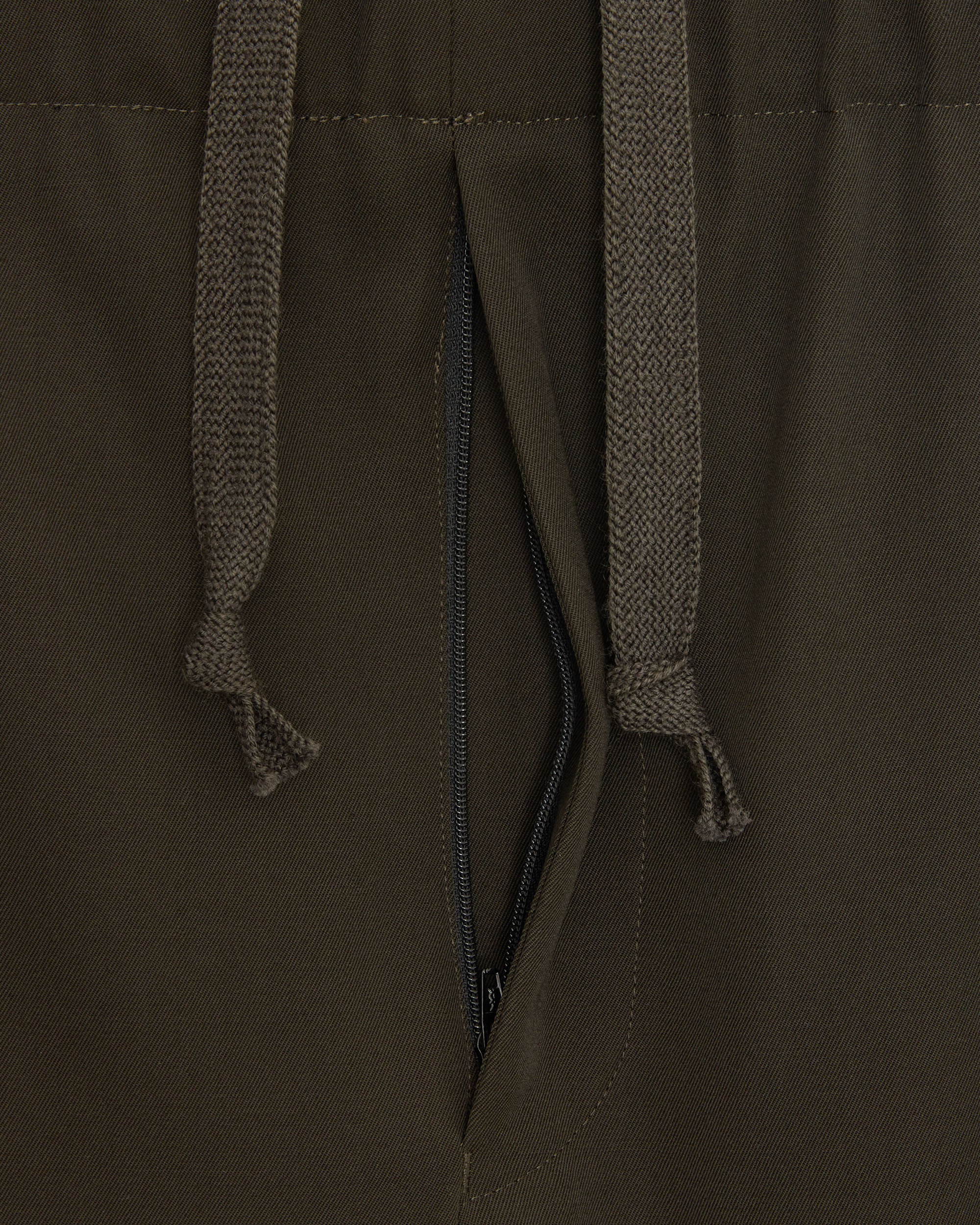 ウールギャバワッシャータンブラー / ワイドシリンダーフィットイージーパンツ, Dark Olive