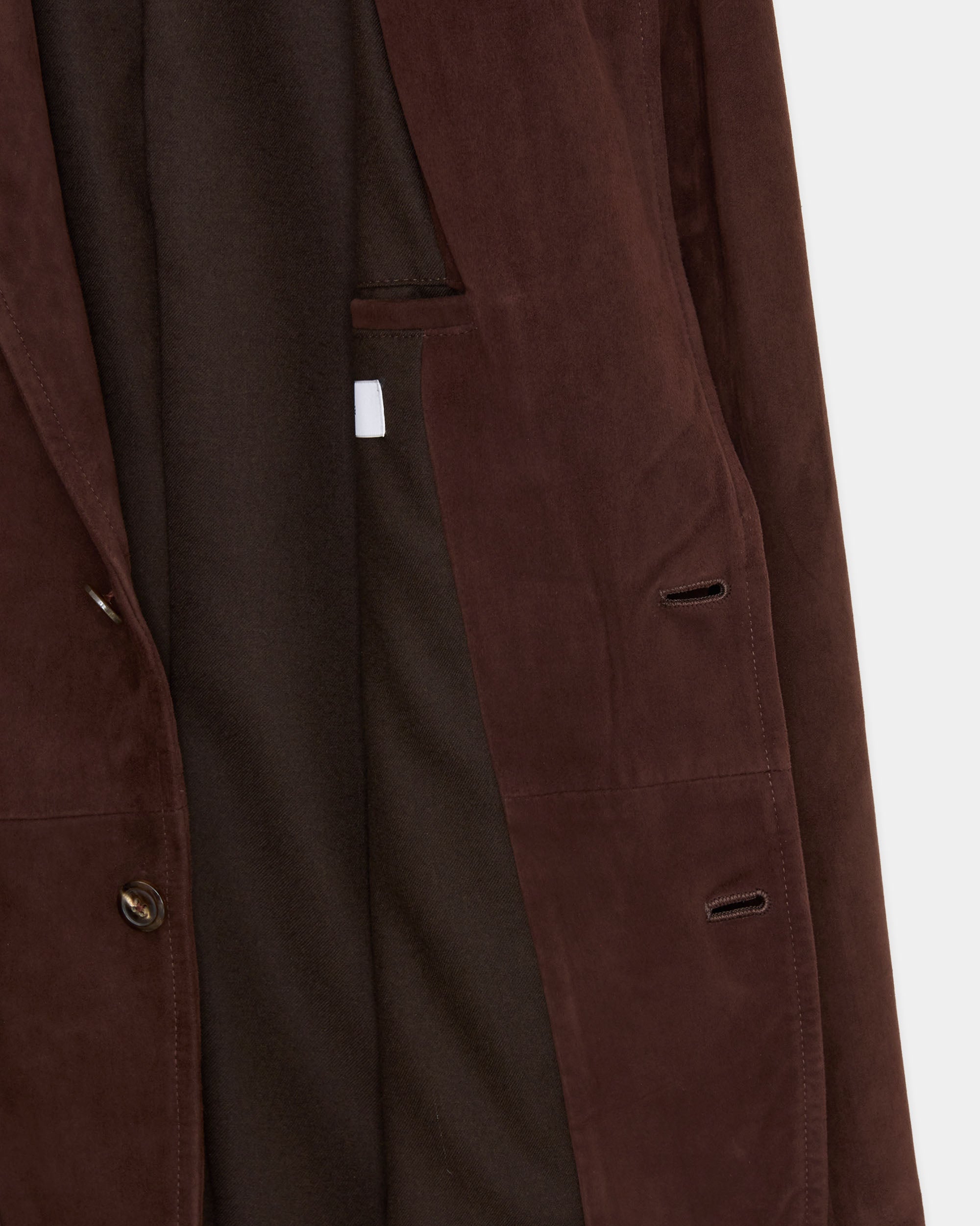 【PARKING 別注】ゴートスエード / ストロールアラウンドジャケット, Brown