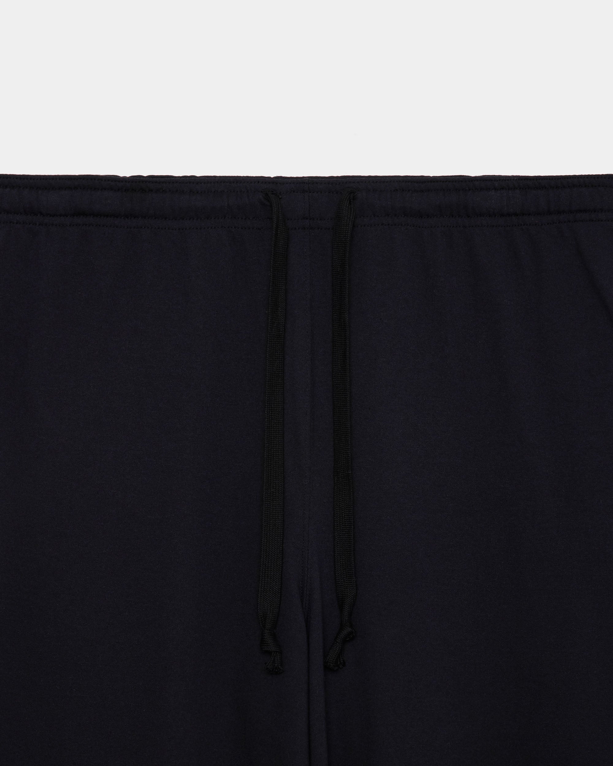 【PARKING Exclusive】Organic Cotton Open-End Yarn Inlay Brushed / Wide Cylinder Fit Easy Pants, Black
