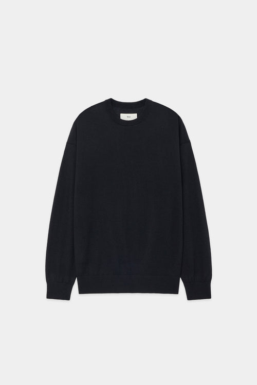 CASHMERE 18 CREW-NECK, Black