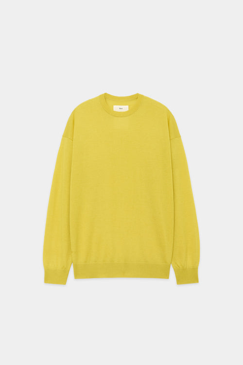 CASHMERE 18 CREW-NECK, Yellow